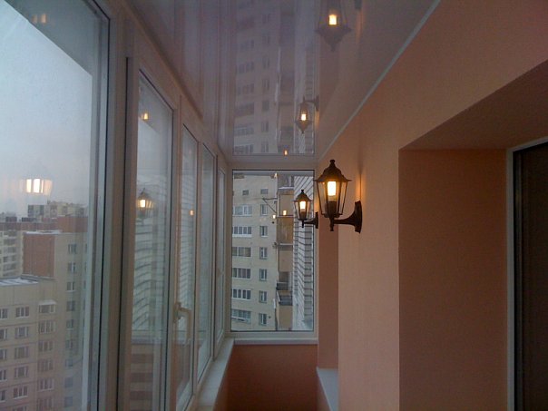 освещение на балкон